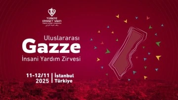 TDV “Uluslararası Gazze İnsani Yardım Zirvesi” düzenleyecek