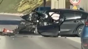 TEM'de feci kaza: Anne ile oğlu &ouml;ld&uuml;!