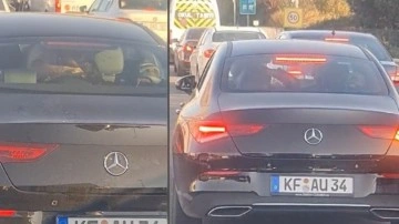 TEM Otoyolu’nda dehşet anları! Arka koltuğa uzanıp eşine defalarca vurdu