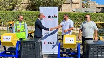 TİKA'dan Libya'da çevre projesi! Tesisler kuruldu