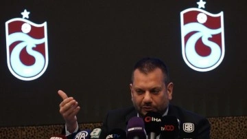 Trabzonspor Başkanı: 'Penaltı pozisyonu tam skandal, TFF Başkanı gereğini yapacak'