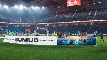 Trabzonsporlu futbolculardan Sumud Filosu'na destek