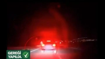 Trafikte yol kesen sürücü yakalandı