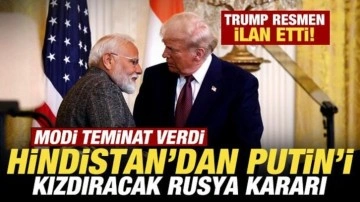 Trump resmen ilan etti! Hindistan'dan, Putin'i kızdıracak Rusya kararı! Modi teminat verdi