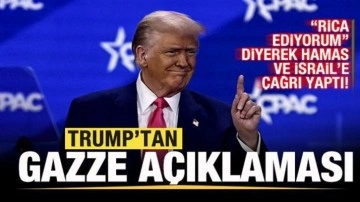 Trump'tan son dakika Gazze açıklaması! "Rica ediyorum" Hamas ve İsrail'e seslend