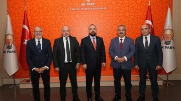 TÜBAF'tan AK Parti Genel Başkan Yardımcısı Faruk Acar'a ziyaret