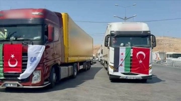 Türk tırları 14 yıl aradan sonra Suriye'ye doğrudan taşımacılığa başladı