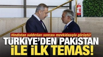 Türkiye'den Pakistan ile ilk temas! Bakan Fidan, Pakistan Dışişleri Bakanı ile görüştü