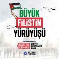 T&uuml;rkiye, Filistin i&ccedil;in y&uuml;r&uuml;yecek