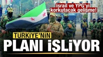 Türkiye'nin Suriye'de planı işliyor! İsrail ve YPG'yi korkutacak gelişme!