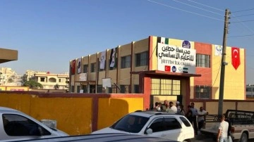 Türkiye, Suriye’de Esed’in hapishaneye çevirdiği binayı yeniden eğitime kazandırdı