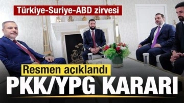 Türkiye, Suriye ve ABD zirvesnin ardından son dakika açıklaması! PKK/YPG kararı