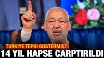 Türkiye tepki göstermişti! Gannuşi'ye 14 yıl hapis cezası
