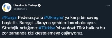 Ukrayna Ankara B&uuml;y&uuml;kel&ccedil;iliği: T&uuml;rkiye'yi bizi desteklemeye &ccedil;ağırıyoruz