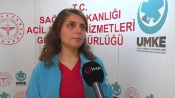 UMKE g&ouml;n&uuml;ll&uuml;leri deprem b&ouml;lgesinde unutamadıkları anıları İHA'ya anlattı