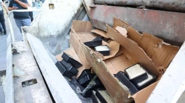 Usulsüz taşınan 700 kilo peynir imha edildi