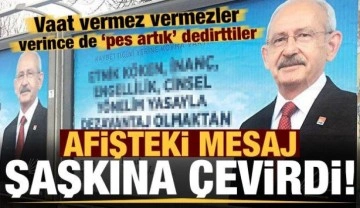 Vaat vermezler vermezler verince de pes artık dedirttiler! Afişteki mesaj şaşkına &ccedil;evirdi