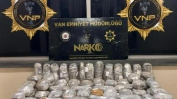 Van'da 161 kilo uyuşturucu ele geçirildi; 4 gözaltı
