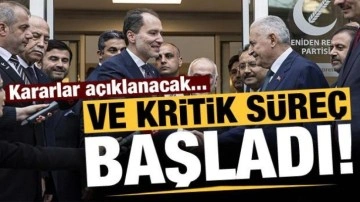 Ve kritik s&uuml;re&ccedil; başladı, kararlar a&ccedil;ıklanacak!