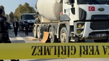 Yalova'da beton mikserinin altında kalan yaya öldü