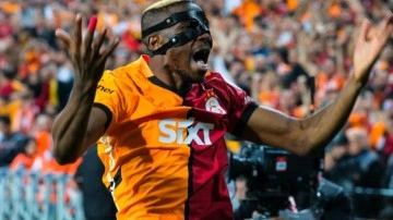 Yine şov yaptı! Osimhen, Galatarasaray tarihine geçti