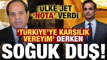 Yunanistan'a soğuk duş! Türkiye'ye karşılık vereyim derken, Mısır nota verdi...
