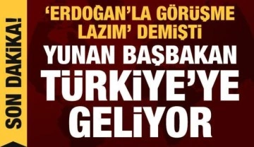 Yunanistan Başbakanı T&uuml;rkiye'ye geliyor