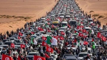 Yüz binlerce aktivist Gazze için Mısır'da: İlk gösteri yapıldı, hedef Refah!