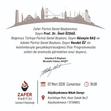 Zafer Partisi&rsquo;nden Birlik ve Dayanışma Mesajı: &Uuml;&ccedil; Genel Başkan İftar Programında Buluştu