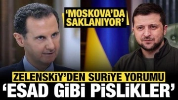 Zelenskiy'den çok konuşulacak Suriye sözleri: Esad gibi pislikler...