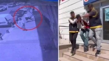 Zihinsel engelli çocuğu sokak ortasında darbetmişti! Tutuklandı