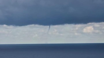 Zonguldak açıklarında art arda hortumlar görüldü