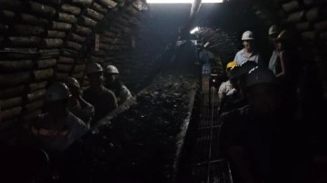 Zonguldak'ta kömür deneyim ocağında depremi anlattı